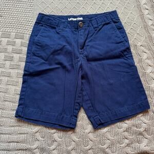 Lands End Navy Blue Chino Shorts ~ 8